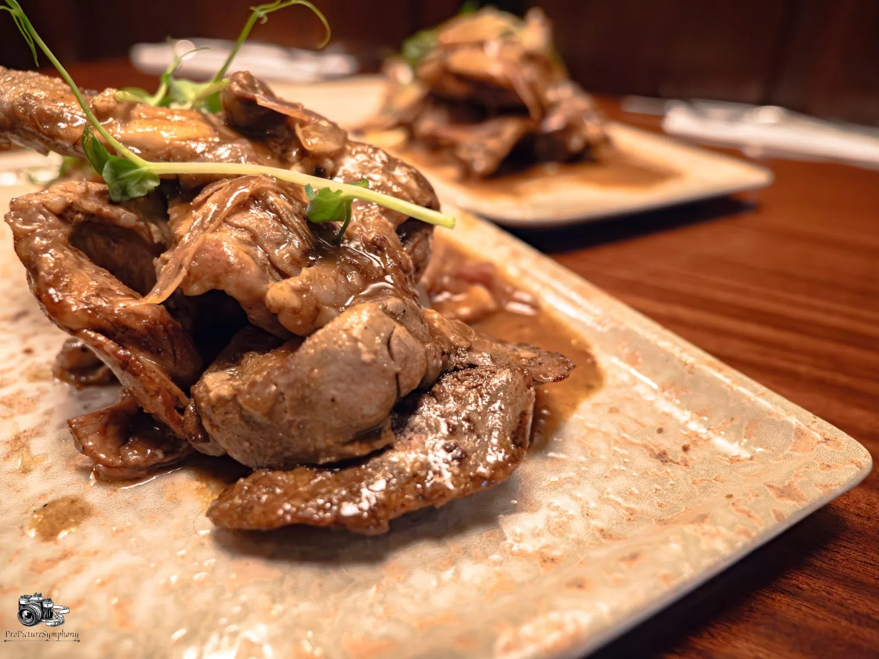 Beef dish served at Prego Bar & Grill