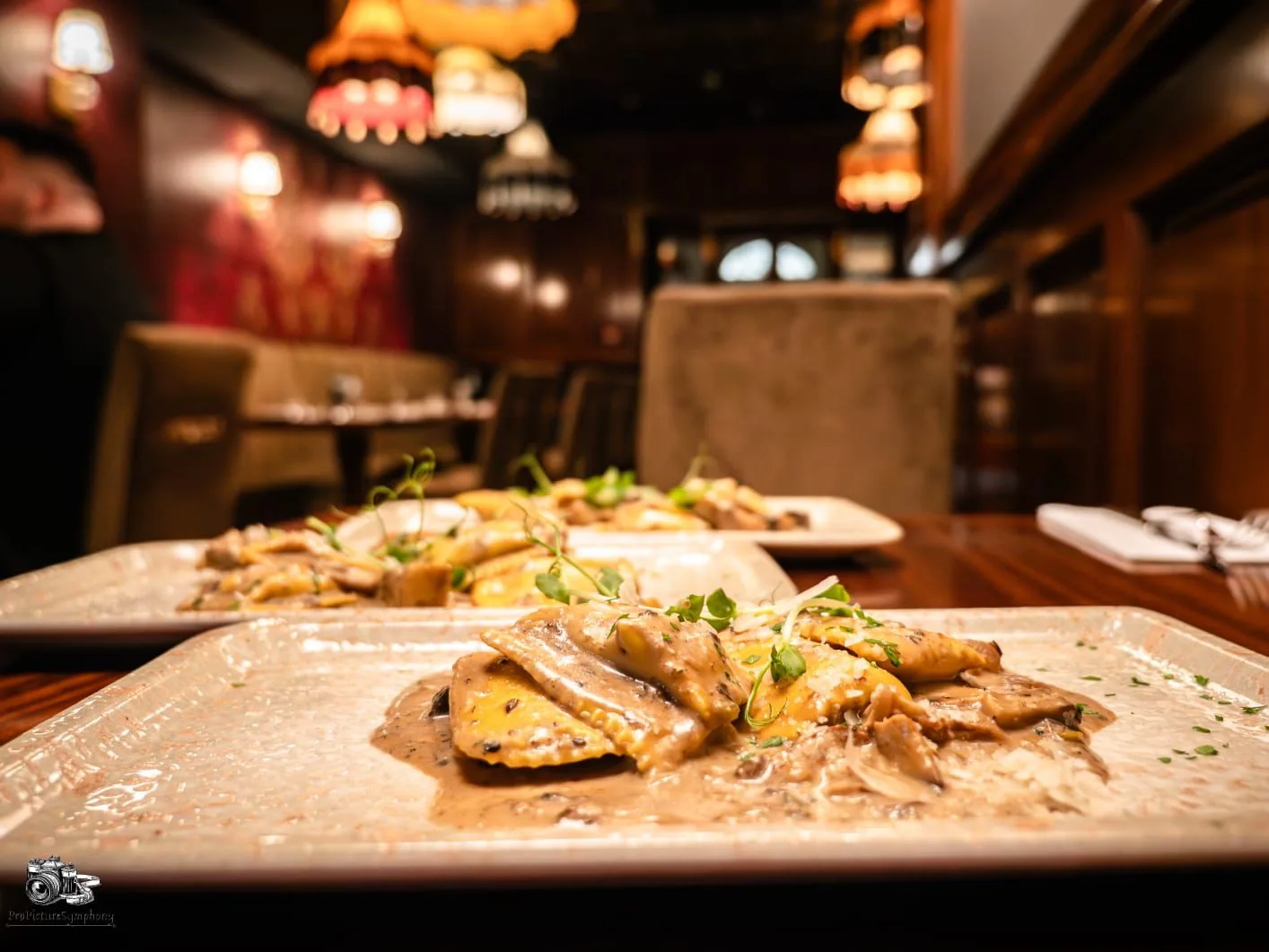 Fresh pasta served at Prego Bar & Grill